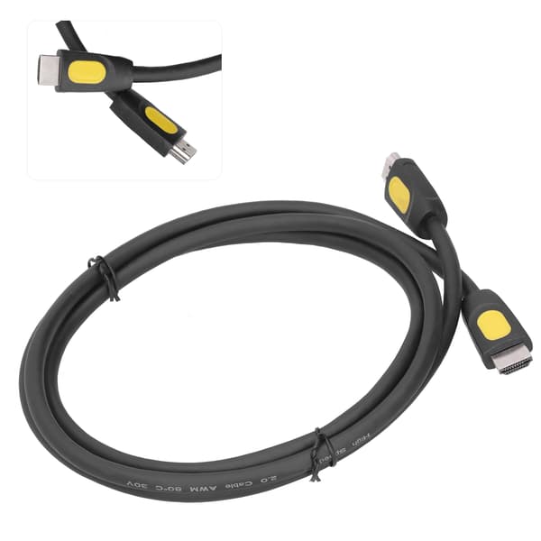 HD Multimedia Interface-tilkoblingskabel 4K Høyhastighetskabel Kompatibel for TV/Datamaskin/TV-boks 1,5M HD Multimedia Interface-kabel 4K