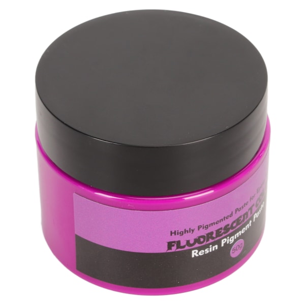 50g Fluorescerande Färg Resin Pigmentpasta Hög Koncentration Högpigmenterad Resin Pigmentpasta för DIY Målning Konst Fluorescerande Lila