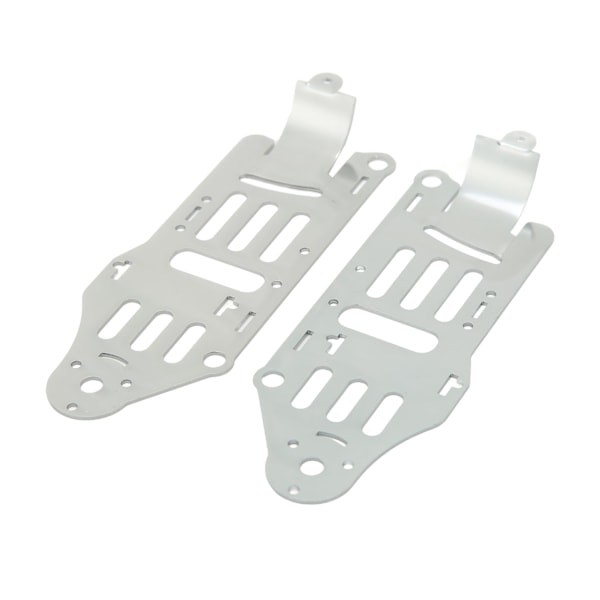 1 Par Helikopter Nedre Aluminiumplåt Ersättningsdelar Uppgradering för WLtoys V912 A RC Flygplan