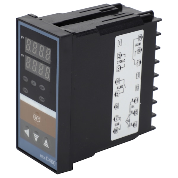 BERM Digital Display Temperaturmåler Høj præcisionstermometer REX-C400FK02-V x DA