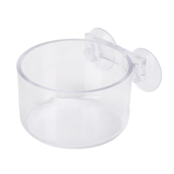 Aquarium Cone Red Worm Feeder Transparent fisktank matningskopp med sugkopp för fiskräkor