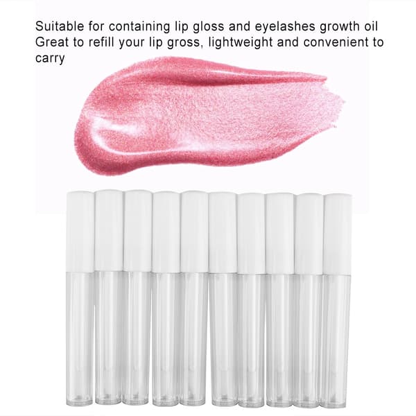 10 pcs 2.5ml DIY Lip Gloss Tubes Empty Cosmetic Lip Gloss Container Bottle