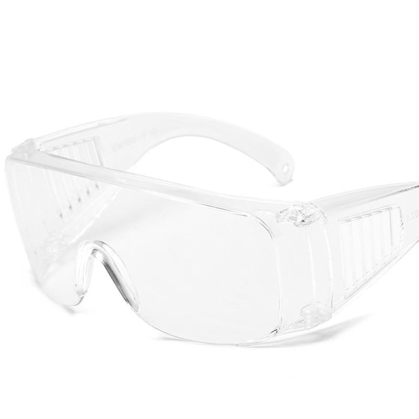 1 stk Sikkerhedsbriller, gennemsigtige Sikkerhedsbriller Anti Sprøjt Anti Ridse, Støvtæt Til Øje Fuld Beskyttelse Til Byggeri Laboratorie Udendørs Beskyttende Gl. transparent