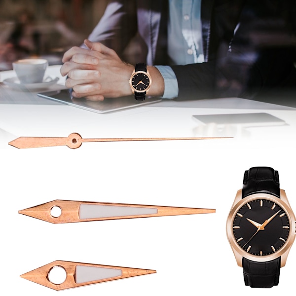 Rose Gold Urværk Hånd Sekundviser Udskiftning Passer til Tissot T035 Herre Ur