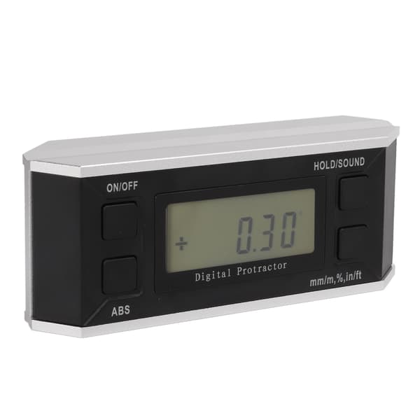 4x90° Digital Protractor LCD Electronic Inclinometer Angle Level Finder Level Angle Meter Angle Measuring Tool No Magnetic No Backlight