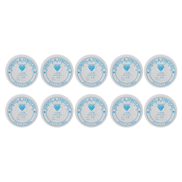Crystal Elastic Line Transparent Beading String Thread for Jewelry Making (0.5mm * 18m)