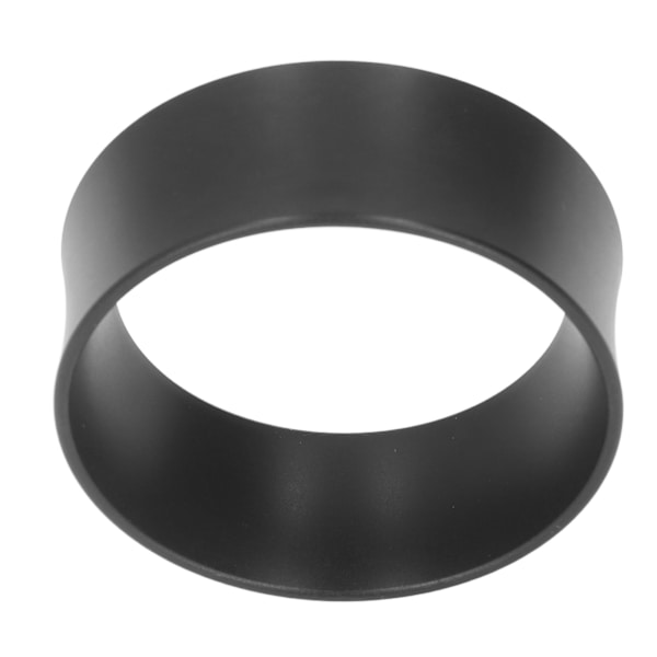 58 mm kaffedoseringsringar förhindrar flygande kaffepulverringar i aluminiumlegering för kaffemaskin Svart