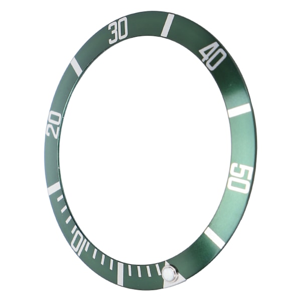 Professionelt armbåndsur Bezel Insert Loop Udskiftning Watch Bezel Insert Ring Tilbehør Grøn