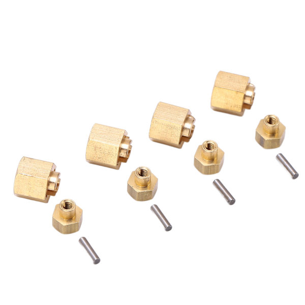 Messinki 7MM pyörän Hex-jatkoadapteri Axial SCX24 AXI900811/24 RC-auton päivitysosiin