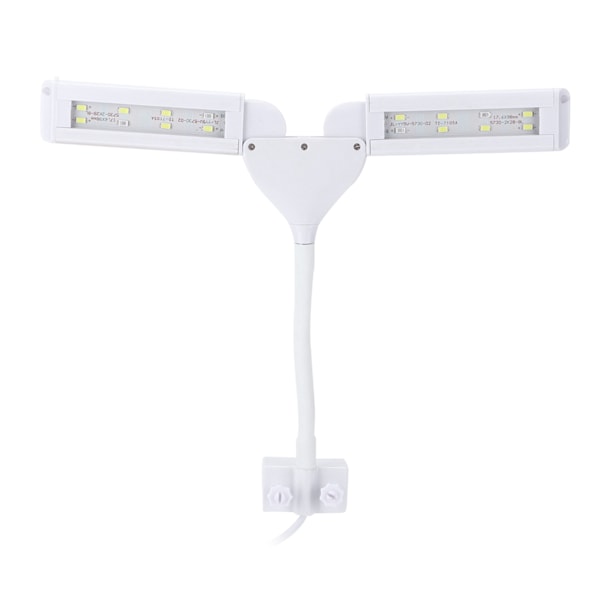 Akvarie Klipslampe med Kontrolbryder USB-stik 4 Rækker Bredvinkel Akvarium LED-lampe 100-240V US-stik