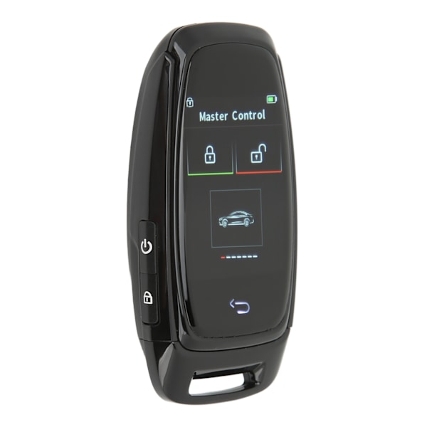 Bilsmart LCD-nøkkel Berøringsskjerm Bluetooth 5.0-tilkobling Nøkkelfri inngang Glatt berøring for en-knapps startmodeller Svart