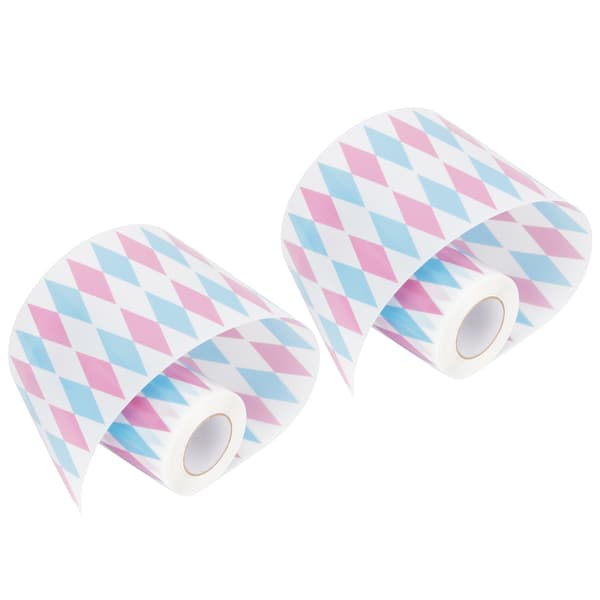 2st Mousse Edge Wrapping Tape Cake Collar Surrounding Wrap Bakverktyg 0,08 x 10 meter Diamond Pattern