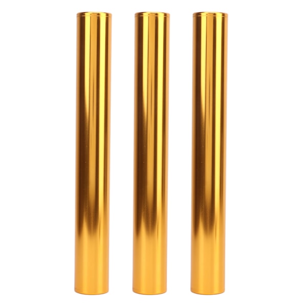 3st aluminiumlegering banfältstafettbatonger Spårbatonger Tävlingsutrustning för löparlopp Team för löparlopp utomhus Studentstafettevenemang Guld