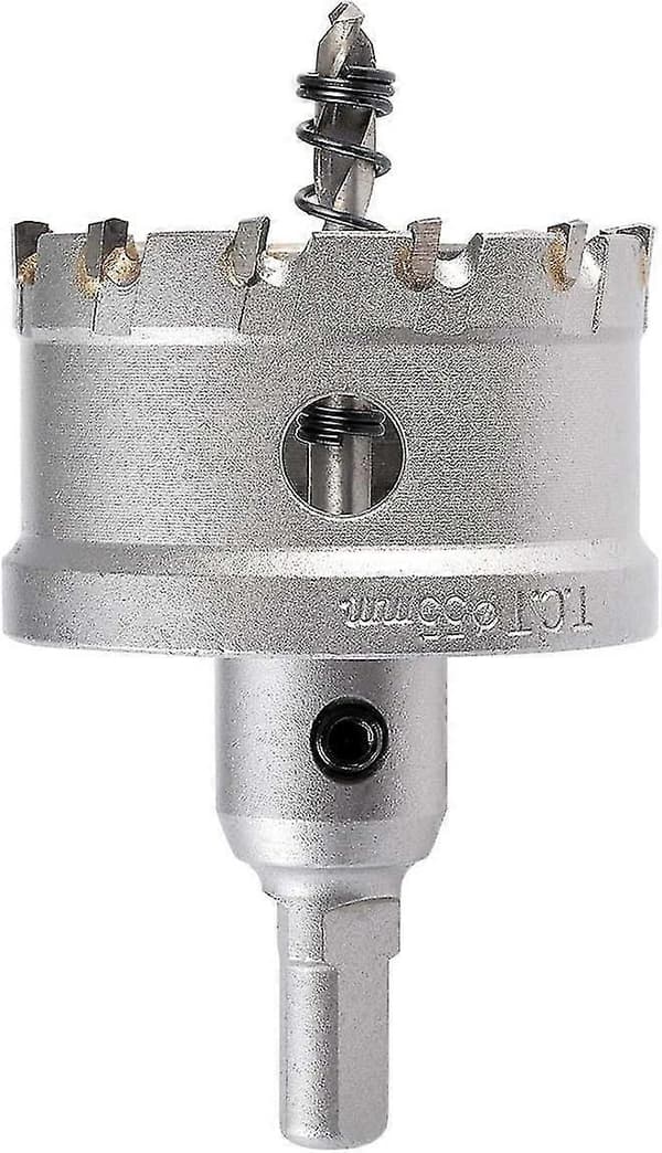 55 mm wolframkarbid hullsag, TCT-hullsagbor for rustfritt stål, metallplater