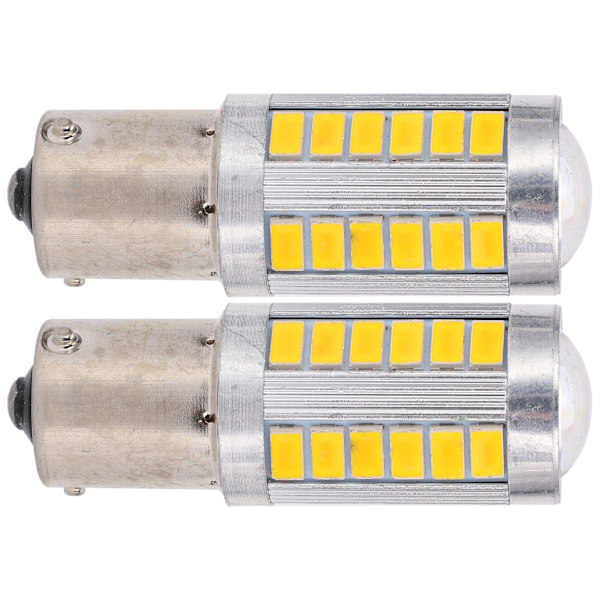 1156 Auton LED-lamppu 5630 33SMD korkea teho signaali, vilkku, jarru, pysäytys, takavalo, DRL, sumuvalo Keltainen valo