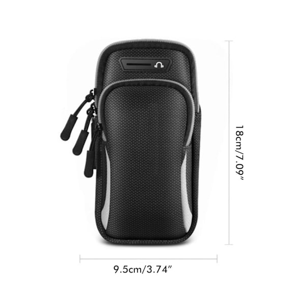 Sportarmväska Löpararmband Telefonhållare Vattentät Bekvämt fitnessarmband för cykelyoga