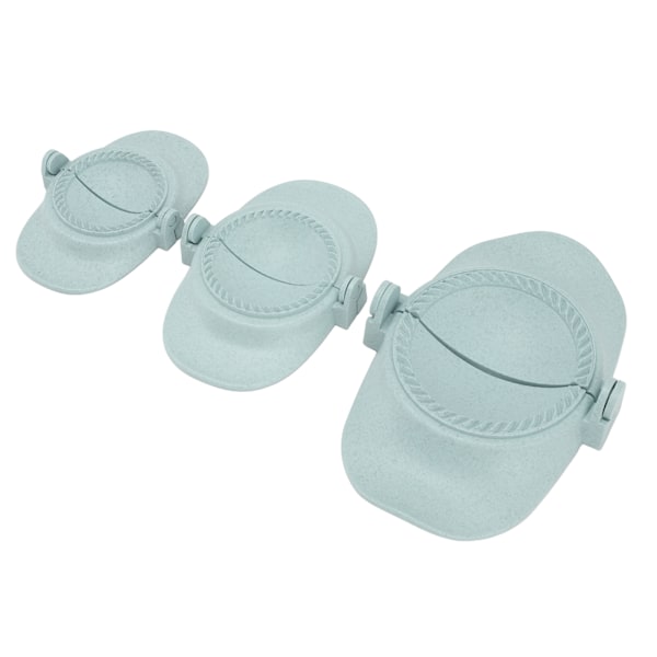 3 st Dumpling Maker Form Vete Halm Empanadas Pressform Olika storlekar för matlagning Kök Blå