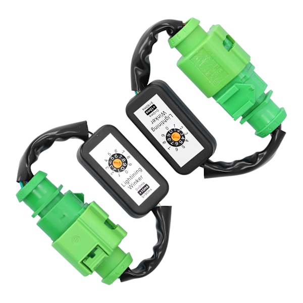 LED Baglygter Dynamisk Blinklys Adapter Kabel Blinklys Modul Sæt Passer til A6 C7 2012‑2018
