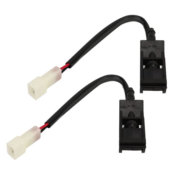 1 Pair Front Windshield Washer Nozzle Heated 6E0955986B Durable Anti-Crack Robust Replacement for Bora MK4 Bettle Cabrio