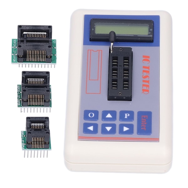 TSH-06F Integrated Circuit Tester IC-transistormätare med 5V 3,3V AUTO-lägen för mikroelektronikingenjörer med terminal
