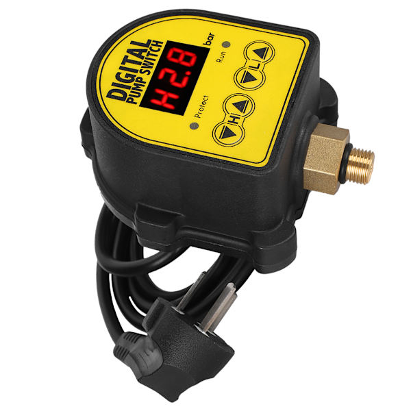 Digital automatisk elektronisk tryckkontrollomkopplare för duschförstärkningsvattenpump AU 220V