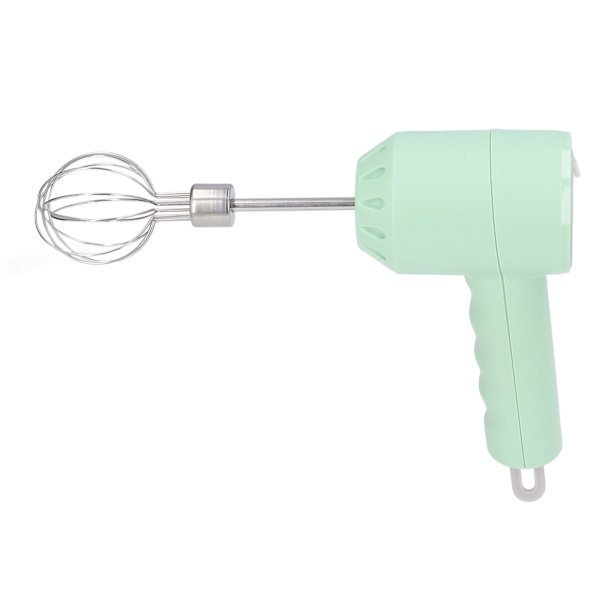 Elektrisk sladdlös handmixer liten hushållsvisp 3 hastigheter för köksbakning grön