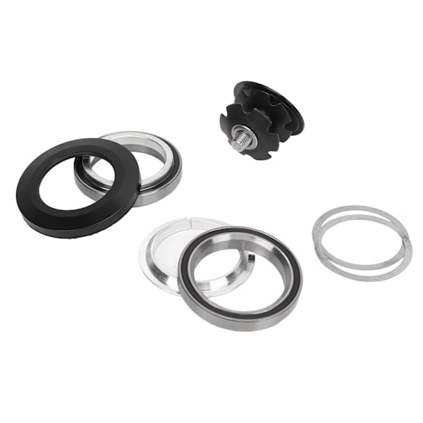 Cykelheadset Aluminiumlegering Cykellager Headset Star Nut Spacers Kit för 41 mm 28,6 mm rakt rör framgaffel Cykeltillbehör
