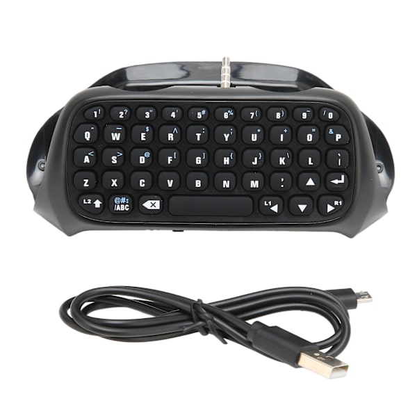 Wireless Mini Bluetooth Keyboard DC 5V Stable Portable Gamepad Message Keyboard for PS4 Controller