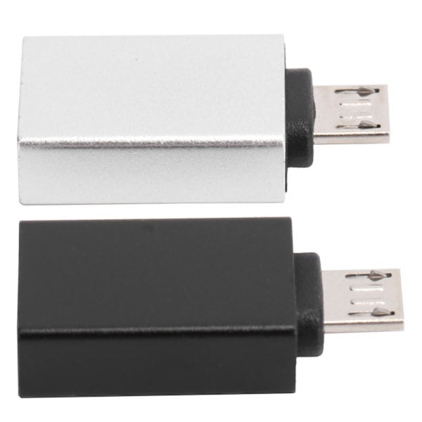 2st Adapter Konverter USB Micro OTG för Laptop Telefon PC Gamepad Dataöverföring Laddning