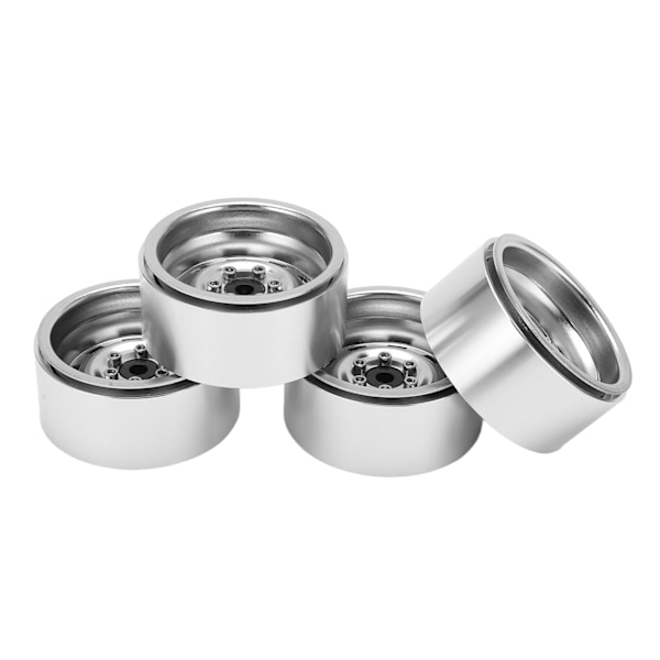 4 stk 1,9 tommers RC-hjulnav Aluminiumlegering Sikker Robust Slitesterk Gjenbrukbar Enkel montering RC-felger Firkantet hull
