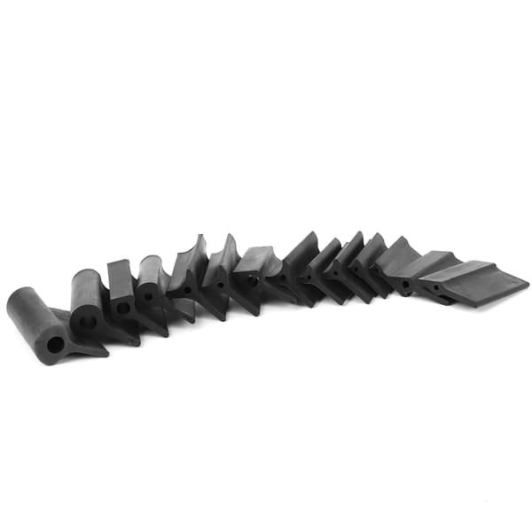 Flexibelt Konturslippblock Set 14 Delar Träslipning Polering