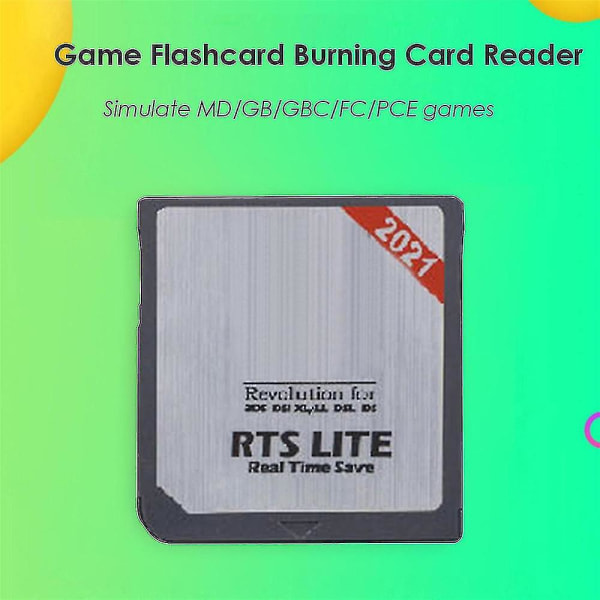 R4 Sdhc Adapter Secure Digital Memory Card Bränning Card Game Card Flashcard För Nds Ndsl 3ds 3dsll Ndsi Ll Ndsi 2ds silver