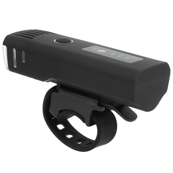 Cykel Forlygter USB Opladning Vandafvisende LED Cykel Hovedlampe Sort