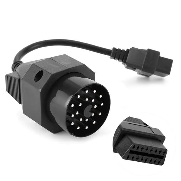 OBD2 Adapterkabel 16Pin Hun til 20Pin Diagnostisk Stikledning Passer til E36 E39 X5 Z3