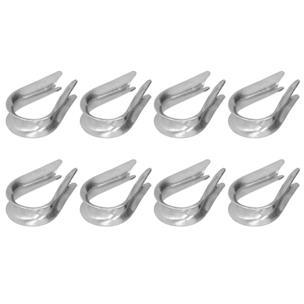50 stk Wire Fingerborgs i rustfritt stål Kabelriggverktøy for skipsbyggingsindustrien (M4 (4 mm))