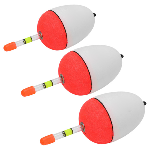 3ST EVA självlysande fiskeflotta Light Stick Foam Plast Bobber Havsfiske Striking Float70G