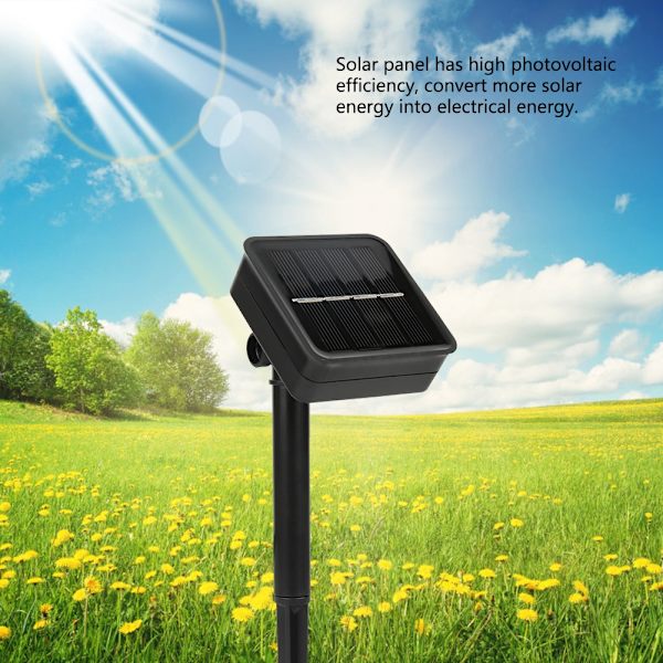 3 meter 90 LED Solenergi Vattentät flexibel ljusrand för julgran Trädgårdsdekoration Färgad