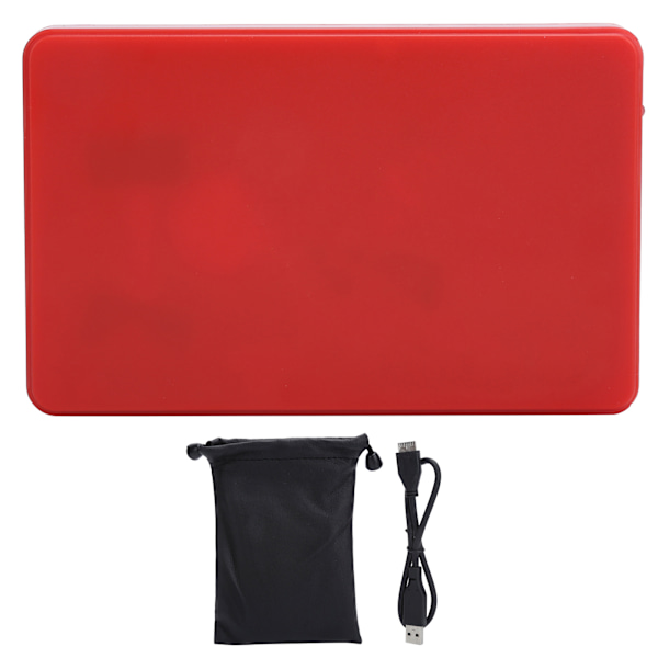 Ulkoinen kiintolevy USB3.0 HDD 2.5 tuuman levy pöytätietokoneelle, kannettavalle tietokoneelle, tarvikkeet, punainen 320 Gt