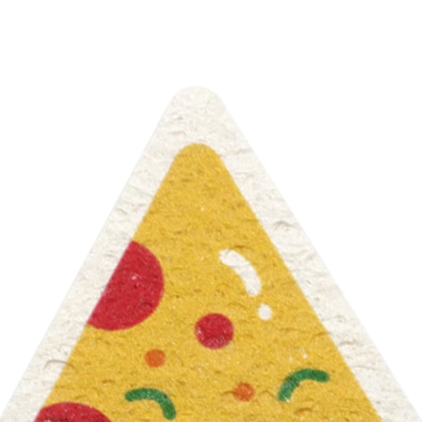 Söpö piirretty painatus Kompressoidu selluloosa Sieni Pesusieni Keittiön puhdistusvarusteet pizzan pesuun