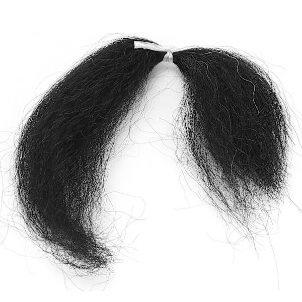 8g Gjenbrukbar Falsk Ansiktsbart Skjegg Mustasje Simuleringsfilm Sminke Spesialeffekt Falskt Skjegg Svart