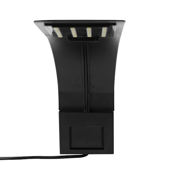 10W Akvarium LED-lys Vandplanter vokser fiske-tank Klip Lampe Belysning (sort)