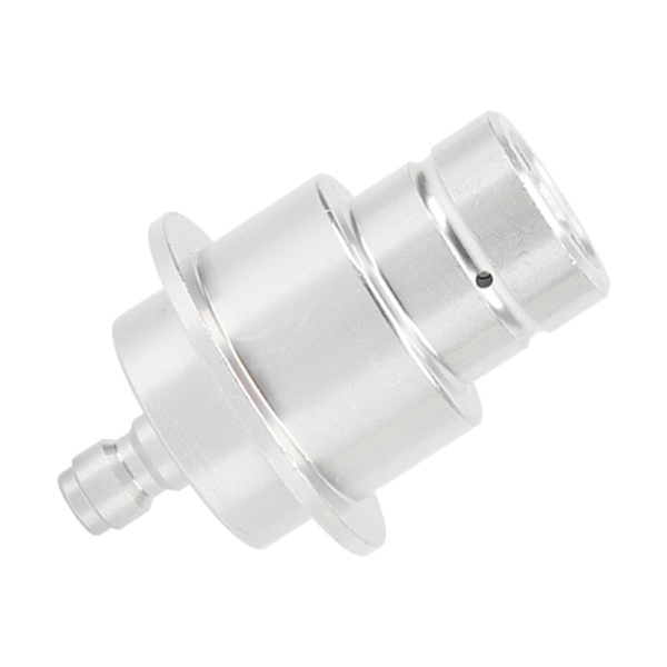CO2 Adapter Aluminiumlegering 0,3 tum Snabb urkoppling Slitstark Hög hårdhet Soda Machine Connector Silver