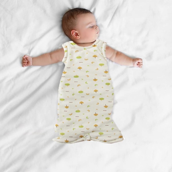 Vinter baby sovepose vest stil ærmeløs fastspændt bomuld Kic