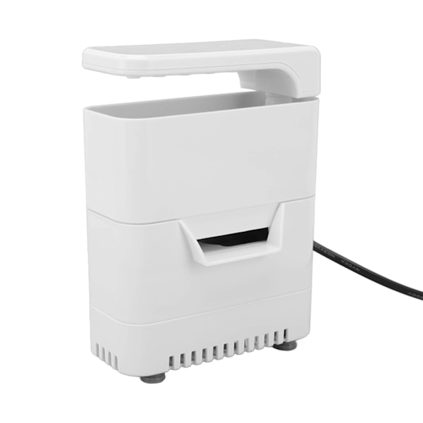 Turtle Tank Filter Låg vattennivå Multifunktionellt starkt sug 3 i 1 Small Fish Tank Filter EU Plug 220V 15W