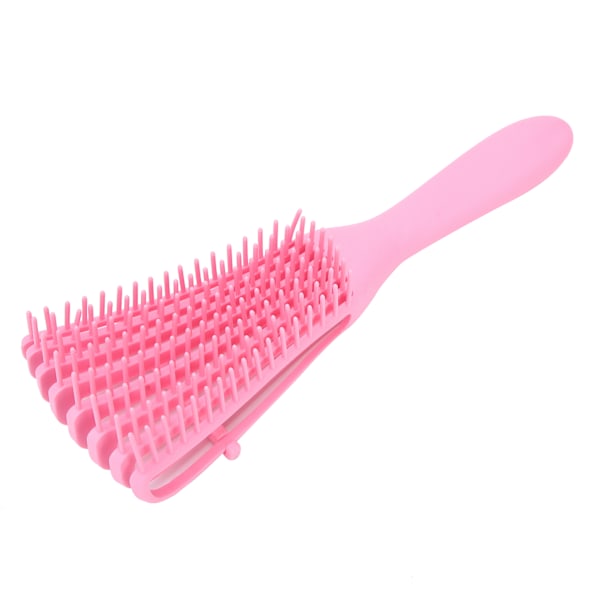 Hårbørste for å fjerne floker Detangler kam Fintannede hårbørste for langt tykt vått og tørt hår Rosa