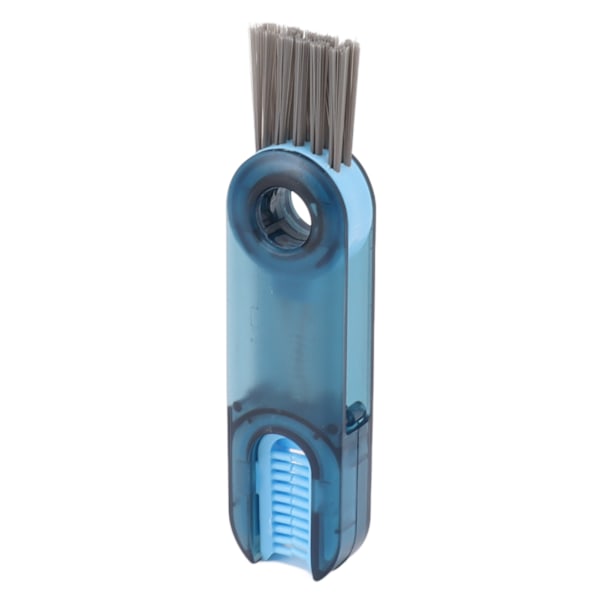 3 i 1 flaskkopp lock Spaltrengöringsborste Multifunktionell spaltrengöringsborste för Nipple Blue