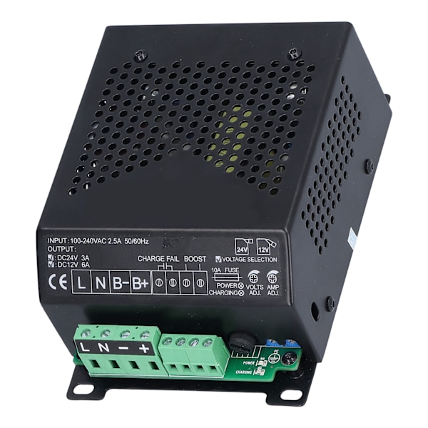 Generatorbatterilader Automatisk flydende intelligent enhed 12V 24V AC100‑240V LBC2403‑1206B