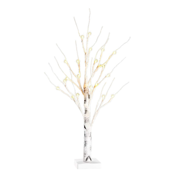 60 cm Tree Light Decorative Light LED Light Silver Birch Light Artificial Tree Warm Light Holiday Decoration Home Decor