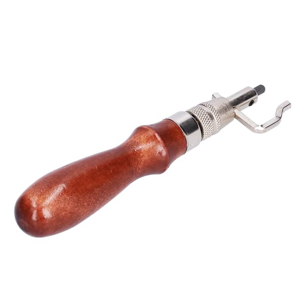 Leather Groover Tool Edge Beveler Adjustable Carving Stitching DIY Leather Craft Set