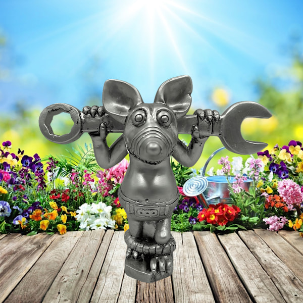 Musestatuer Resin Dyrefigurer til Hjemhavedekoration
